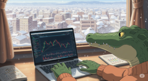 Alligator buying stock